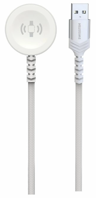 Swissten Braided Braided Wireless Magnetic Charger