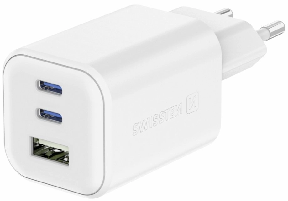 Swissten Travel Charger GaN 2x USB-C