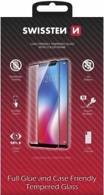 Swissten Full Face Tempered Glass for