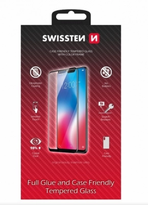 Swissten Full Face Tempered Glass for