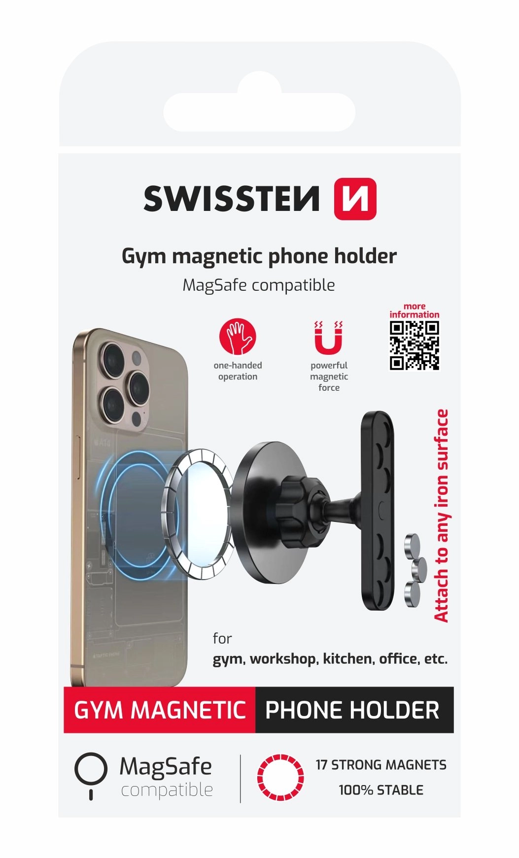Swissten Universal Smartphone Holder with MagSafe
