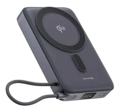 Powerbank Swissten Powerbank MagSafe Li-Pol 5/9/12V