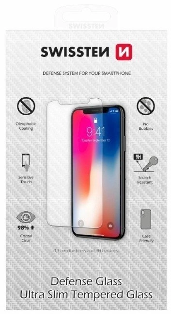 Swissten Ultra Slim Tempered Glass for