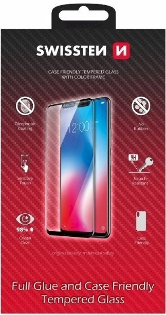 Swissten Full Face Color Frame Tempered