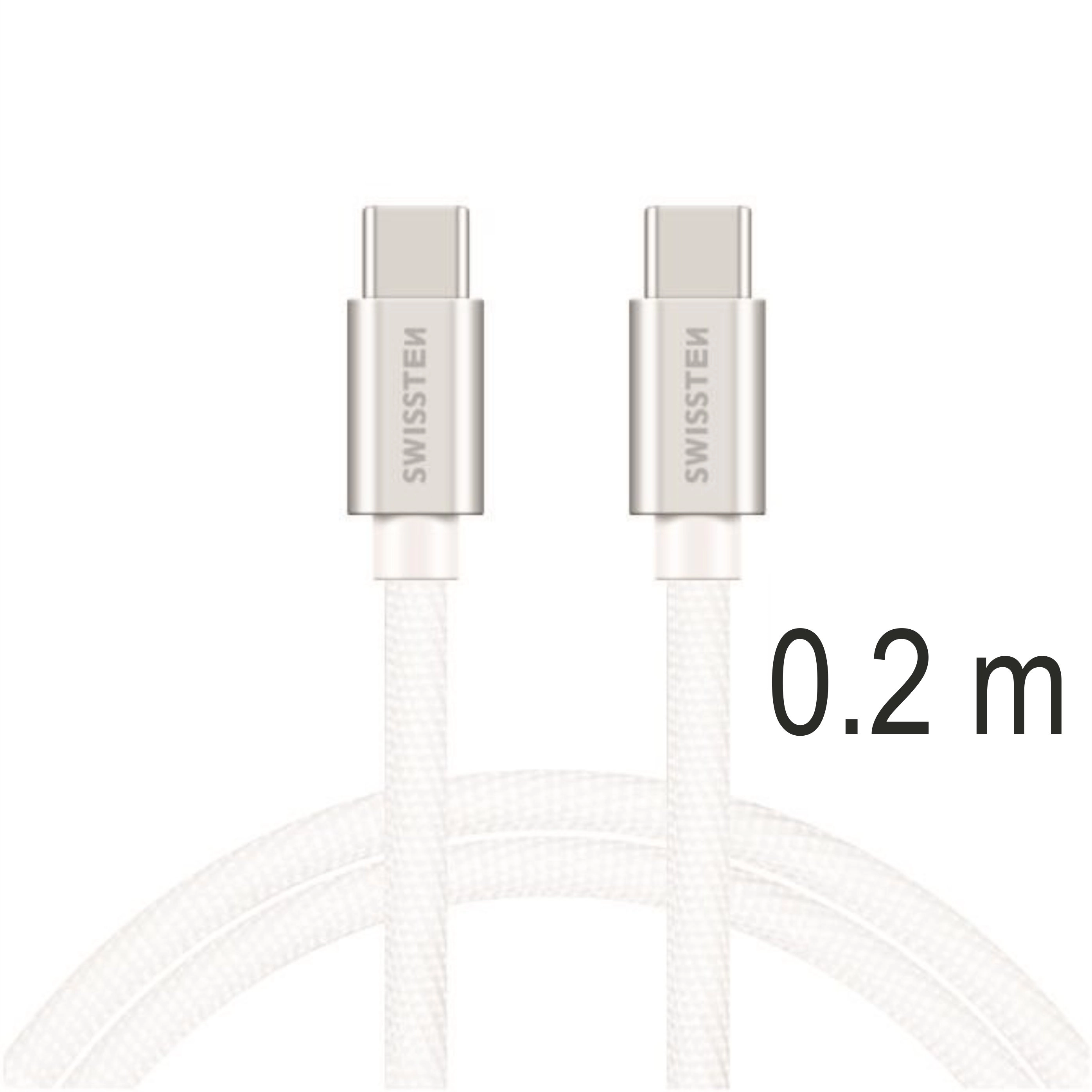 Swissten Textile Universal Quick Charge 3
