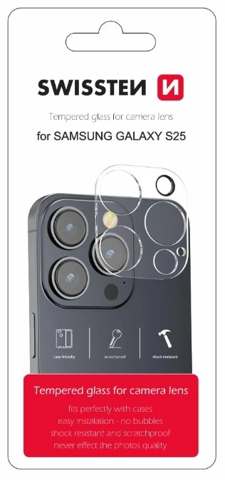 Swissten Tempered Glass For Camera Lens