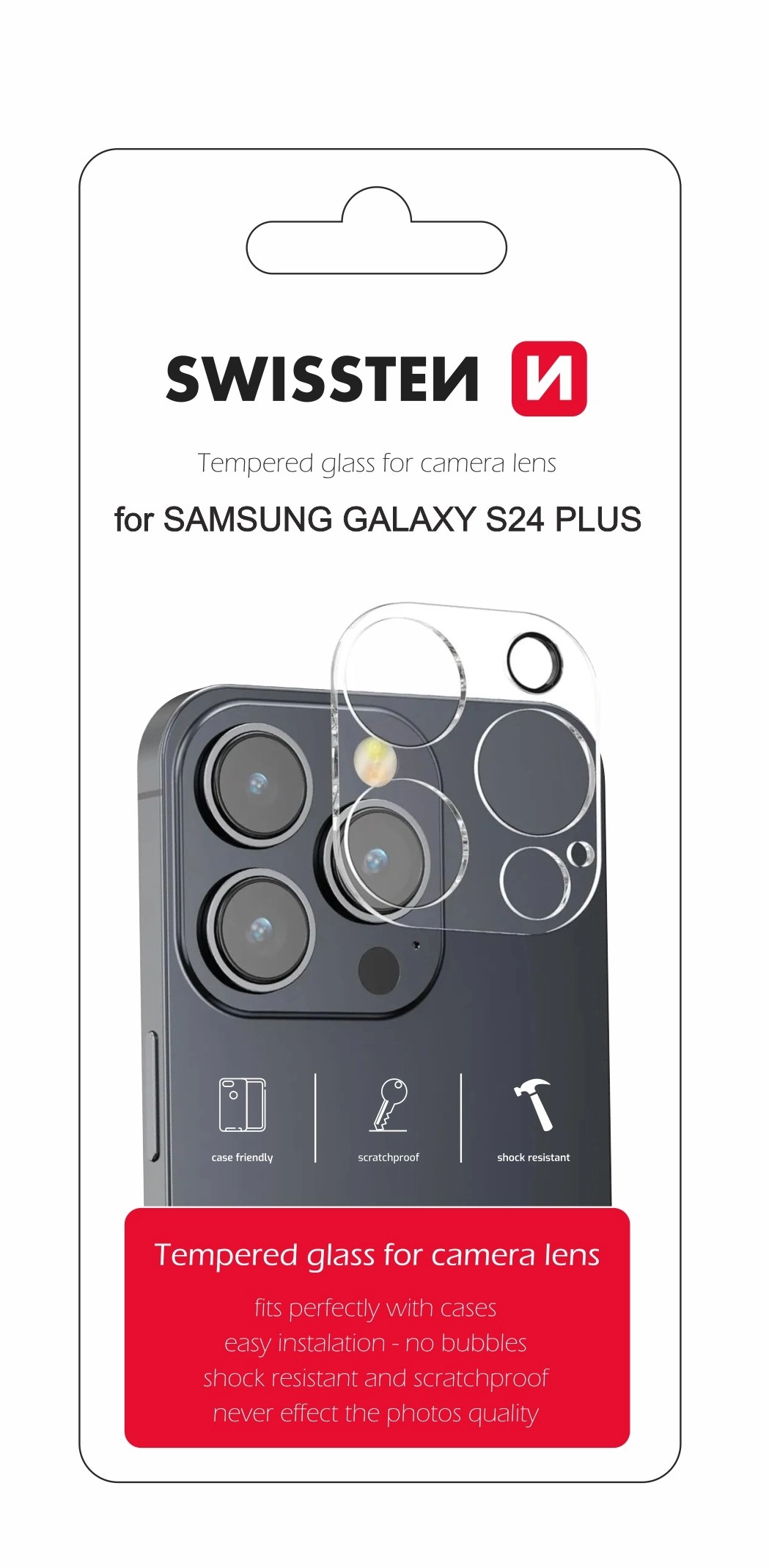 Swissten Tempered Glass For Camera Lens