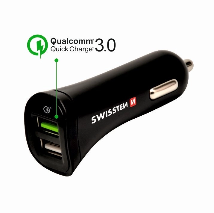 Swissten Quick Charge 3.0 Car