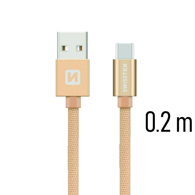 Swissten Textile Universal Quick Charge 3