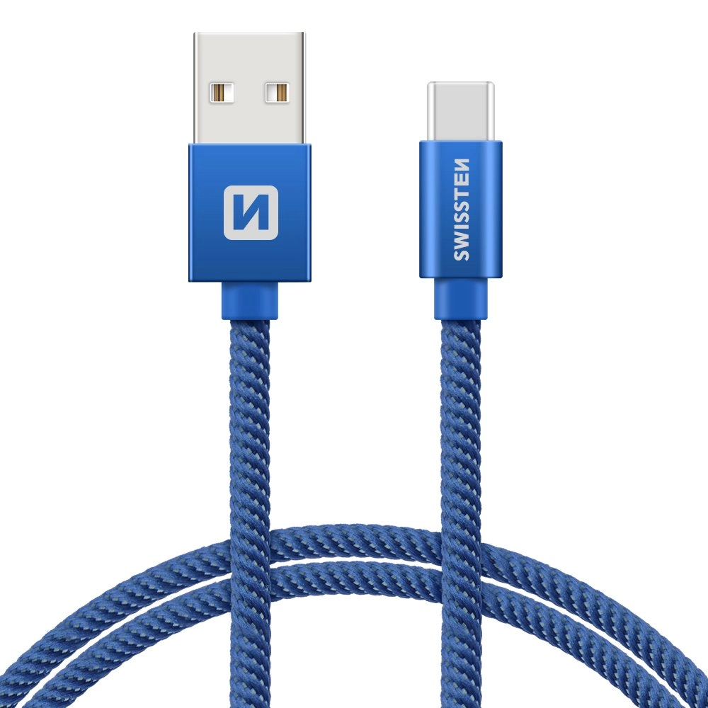 Swissten Textile Universal Quick Charge 3