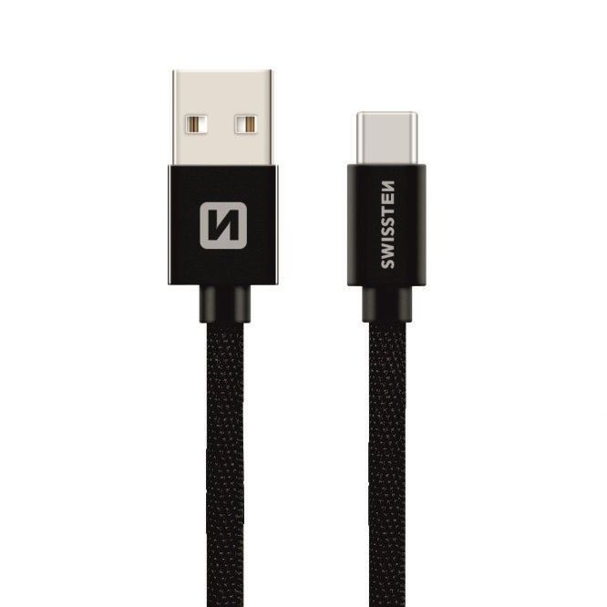 Swissten Textile Universal Quick Charge 3