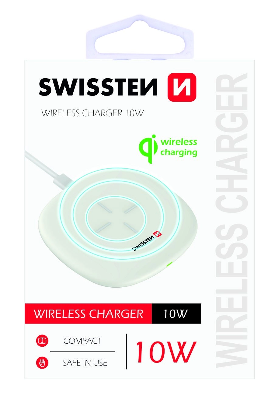 Swissten 10W Wireless charger with USB-C