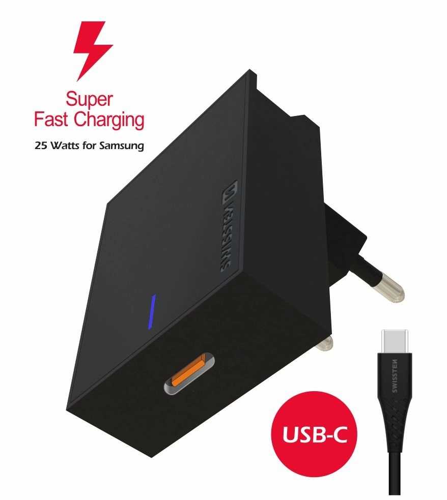Swissten 25W Samsung Super Fast Charging