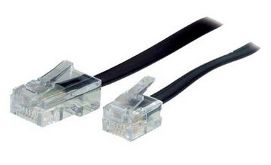 S/CONN 3m RJ11 - RJ45 Black