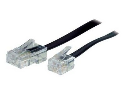 S/CONN 6m RJ11 - RJ45 Black