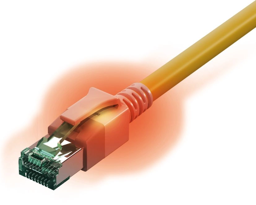 Sacon 442622 2 networking cable Yellow