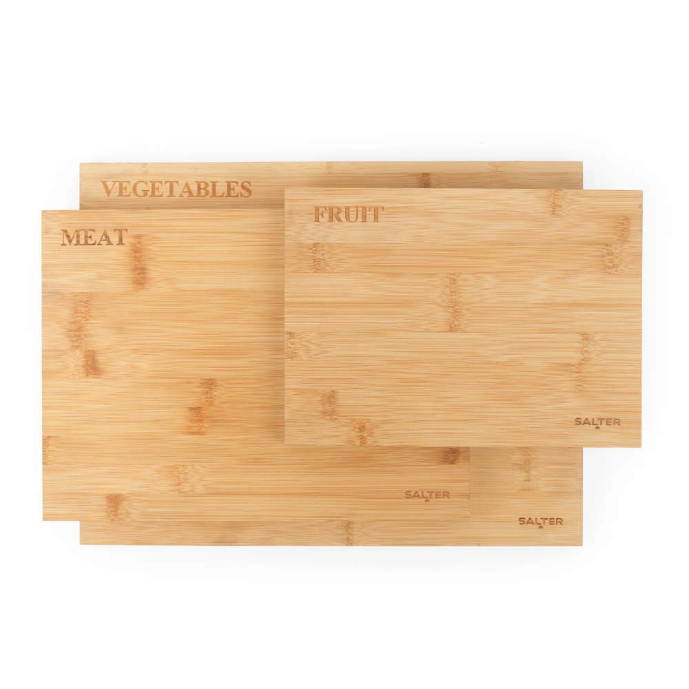 Salter BW072812EU7 Bamboo Chopping Board Set