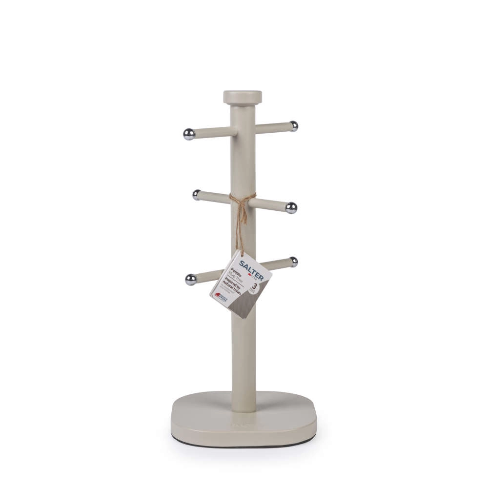 Salter BW14448O Pebble Mug Tree  Beige