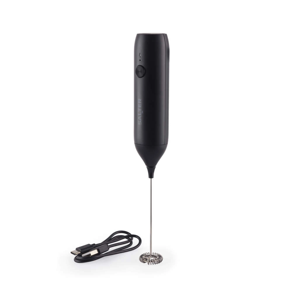 Salter BW14234 Rechargable Milk Frother  Black