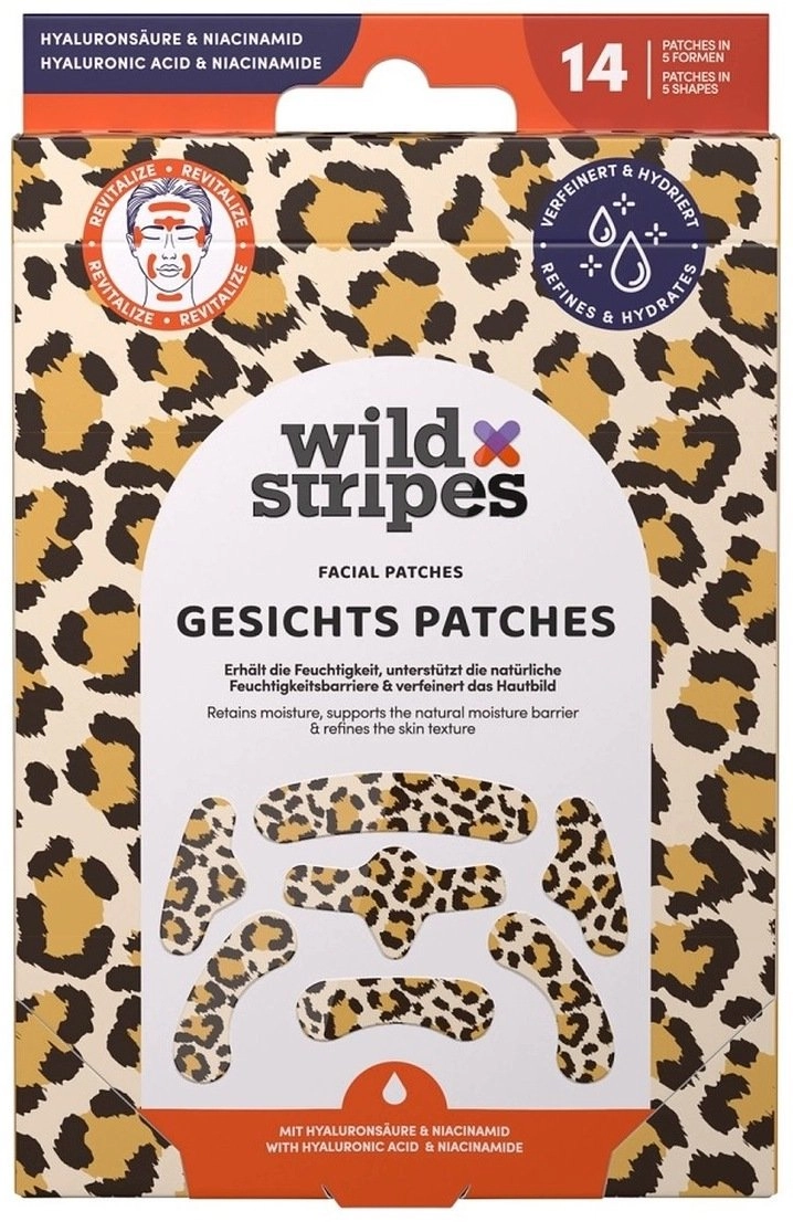 Salvequick WILD STRIPES_Facial Patches hydrogel patches