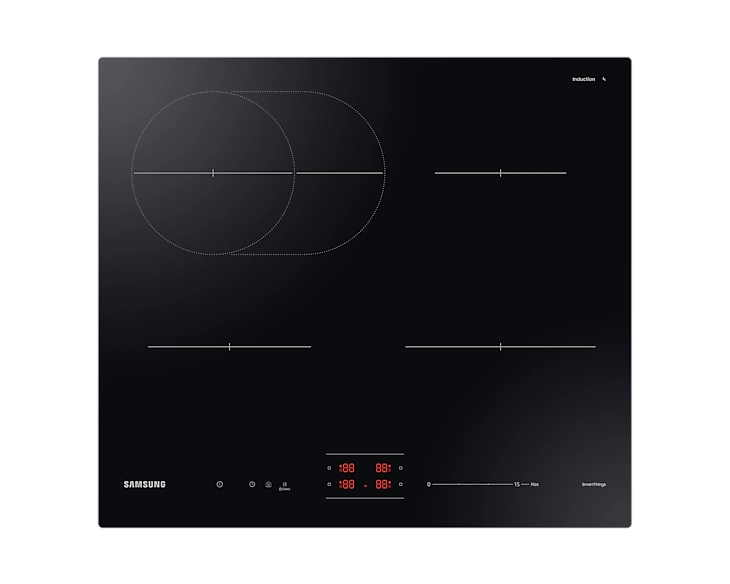 Samsung NZ64B4016FK Black Built-in 60 cm