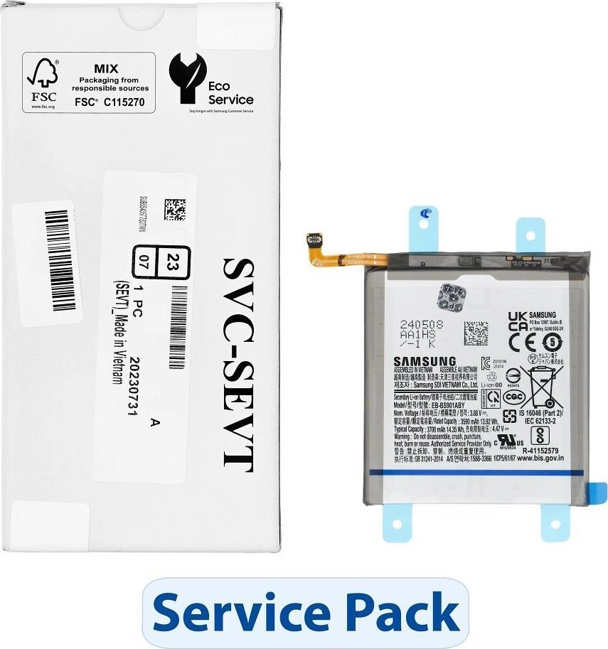 Bateria Samsung ServicePack Bateria EB-BS901ABY do