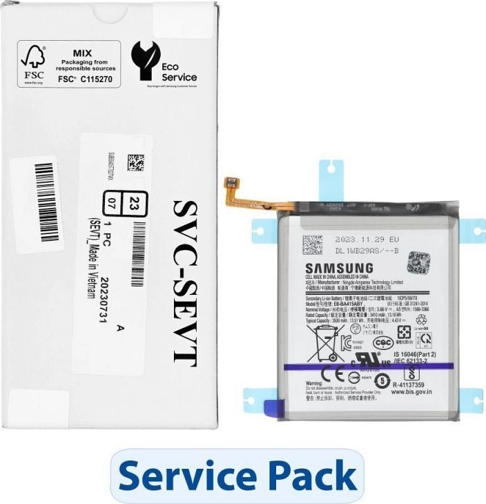Bateria Samsung ServicePack Bateria EB-BA415ABY do