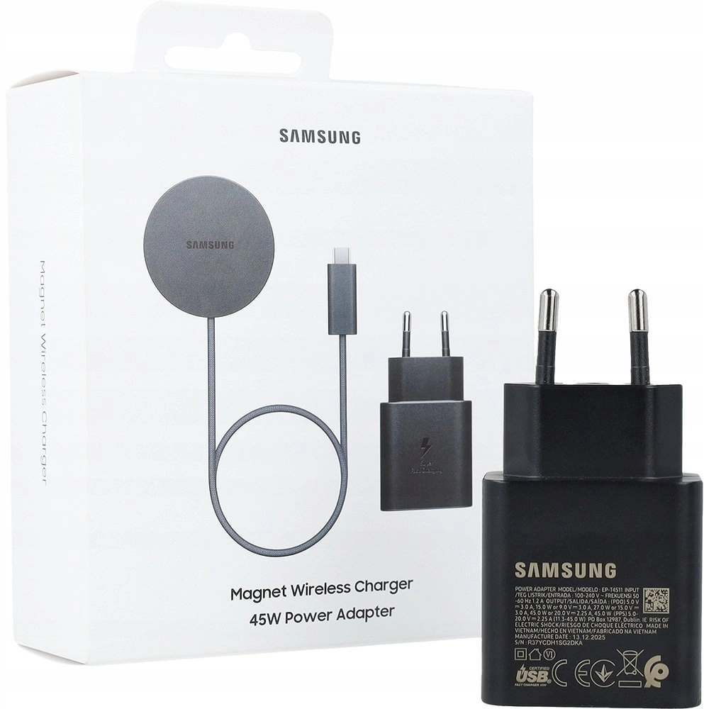 Magnetyczna ładowarka indukcyjna Samsung EP-P2900TB 25W