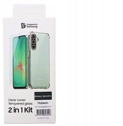 Samsung Mobeen Clear Cover + Glass