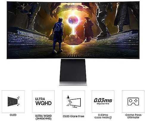 Monitor Samsung Odyssey G8 OLED (LS34DG850SUXDU)