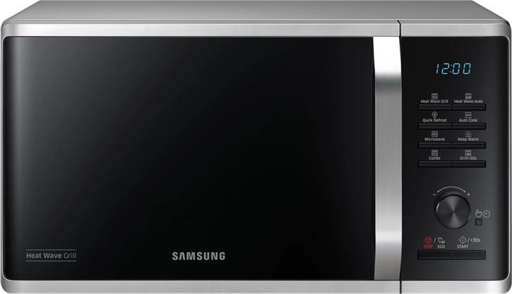 Samsung MG23K3575AS/EO mikroviļņu krāsns Melns Mikroviļņu krāsns ar grilu Novietojams uz galda 23 L 800 W