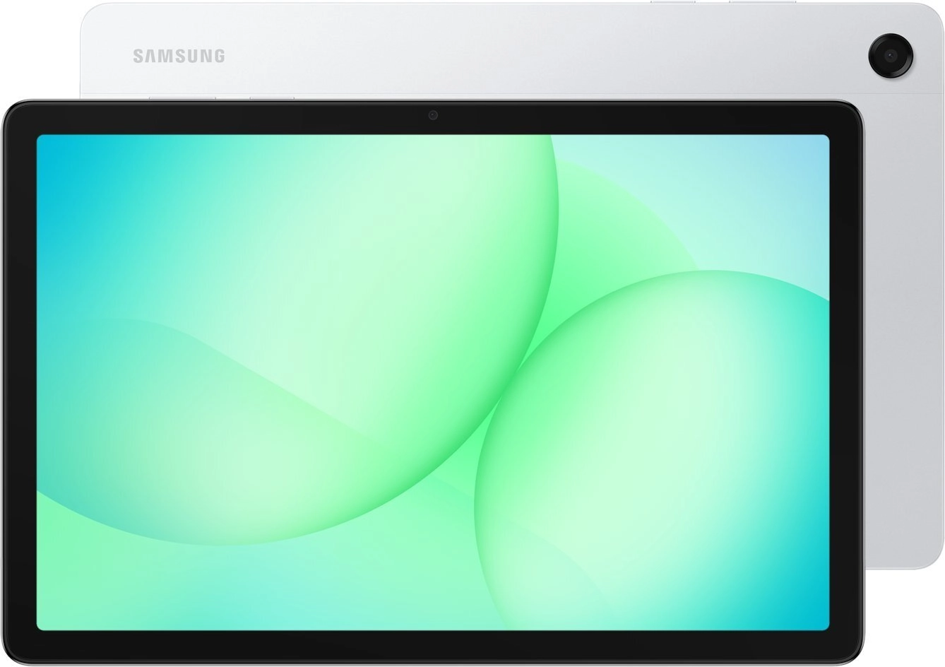 Samsung Galaxy Tab A11+ 5G sudraba 11 collu WUXGADisplejs/ astoņkodolu/8 GB RAM / 256 GB skaļrunis