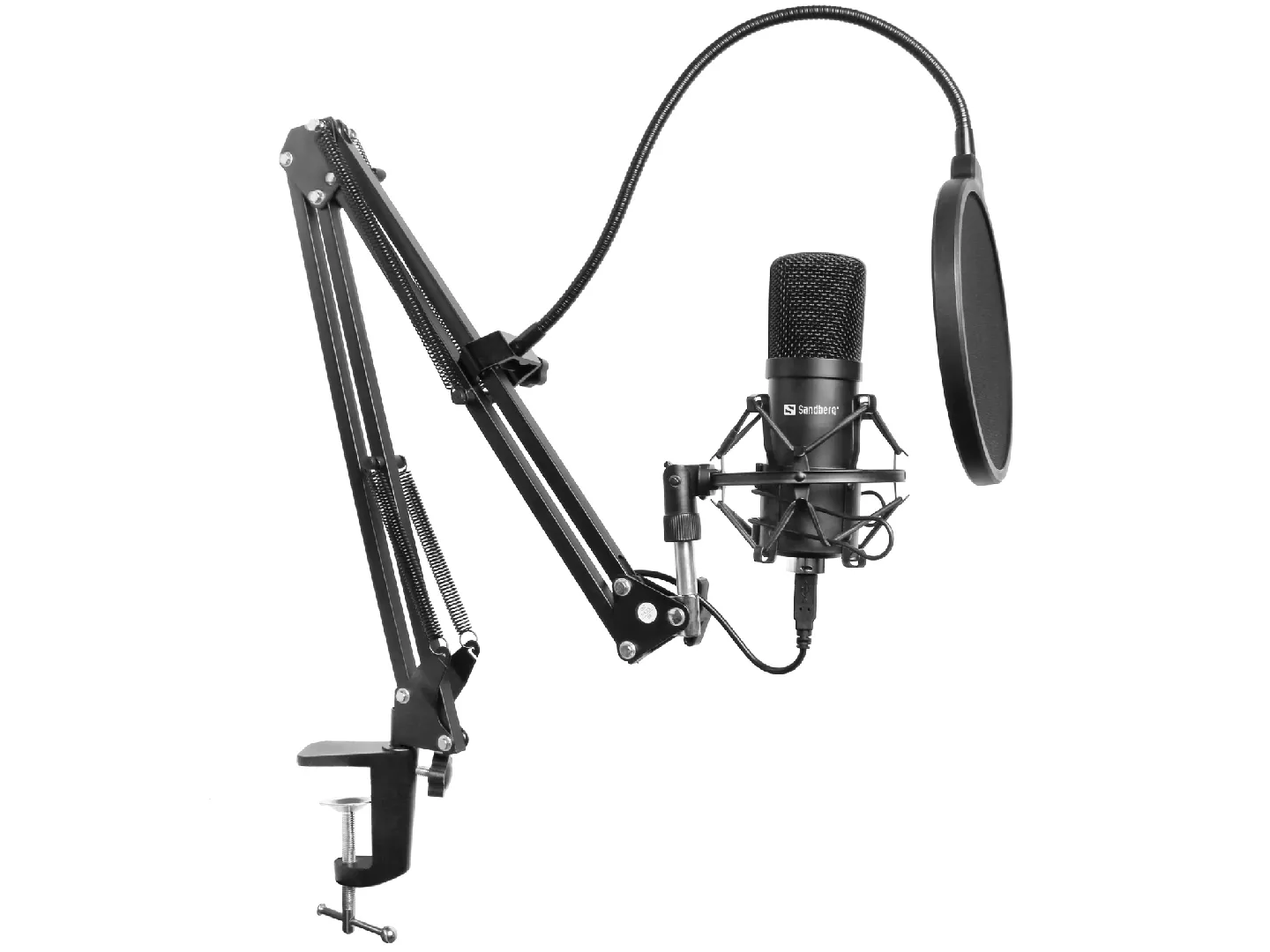 Sandberg Streamer USB Microphone Kit 126-07