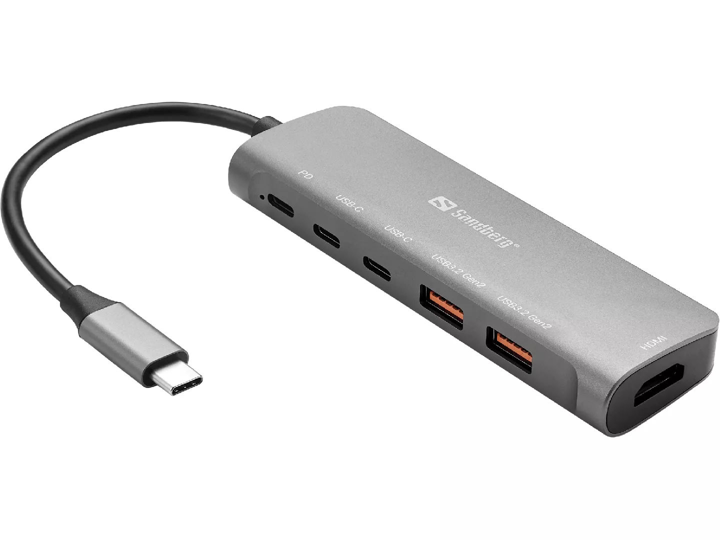 Sandberg USB-C Dock HDMI + 2xUSB-A