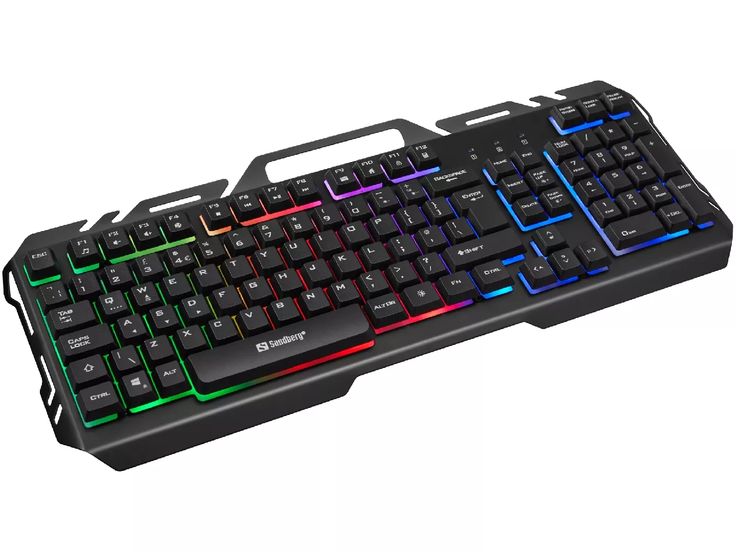 Sandberg 640-25 tastatūra Speļu USB AZERTY Beļģijas Melns