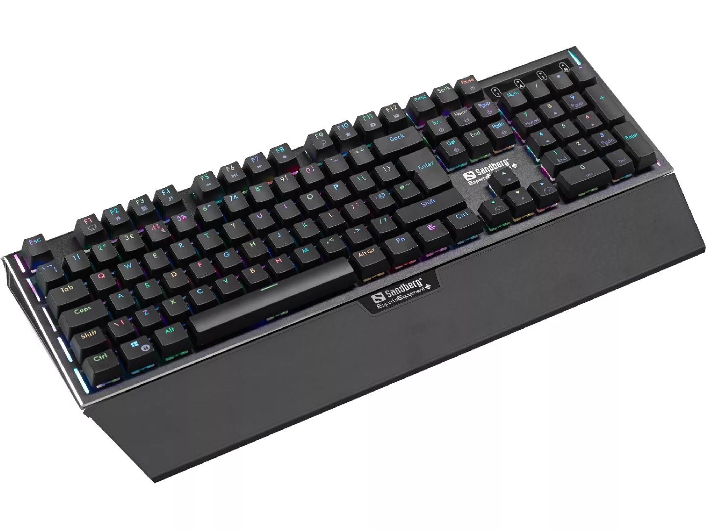 Sandberg 640-26 tastatūra Speļu USB AZERTY Beļģijas Melns