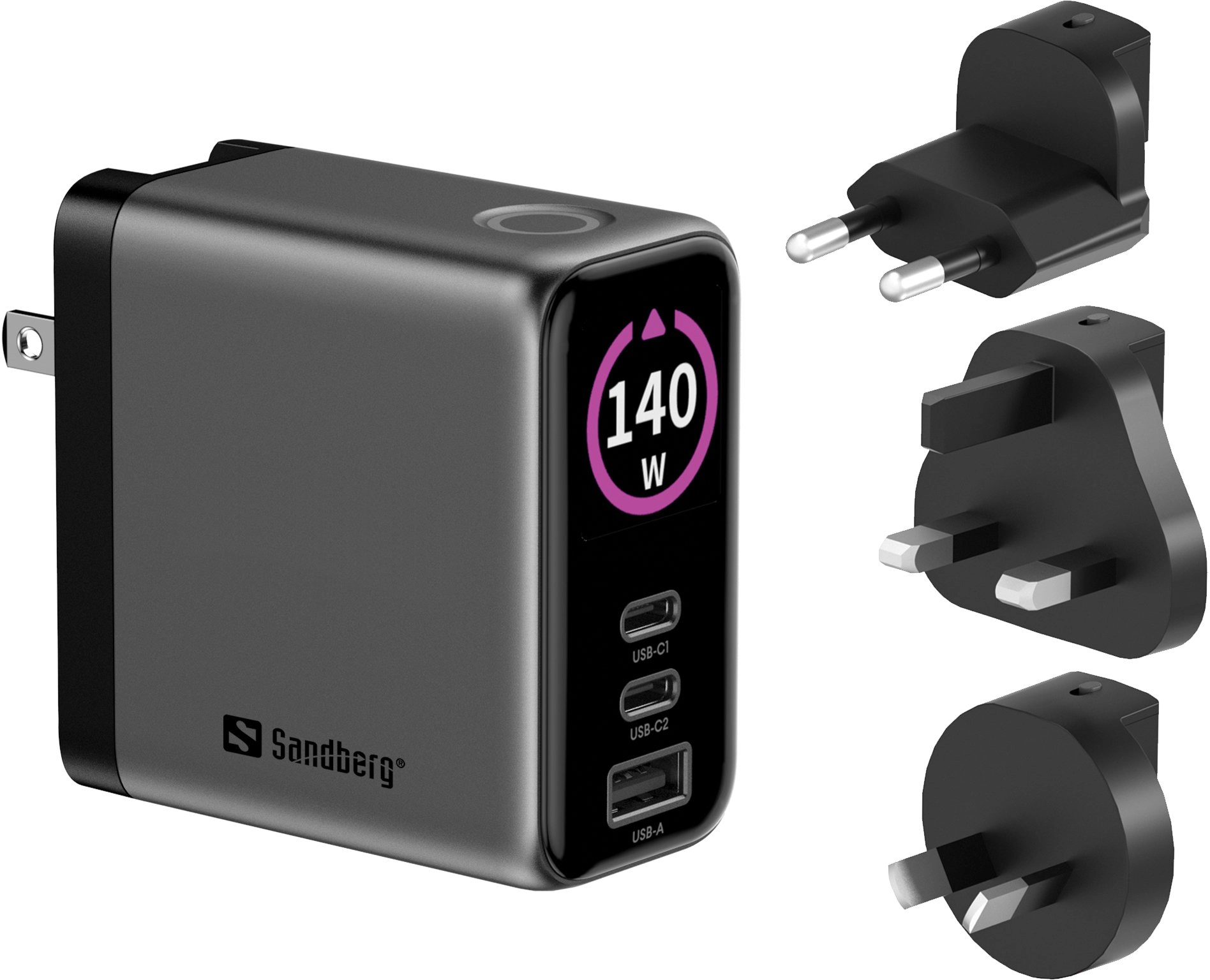 Sandberg Travel Charger PD140W Display 441-72