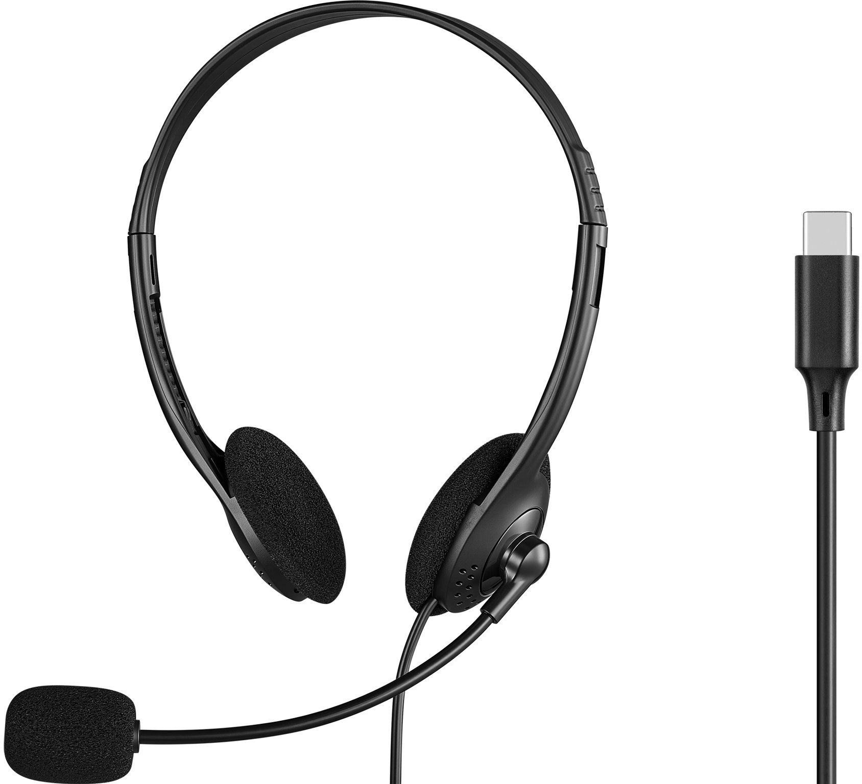 Sandberg 825-31 austiņas un brīvroku komplekts Vadu Izglītība USB Veids-C Melns