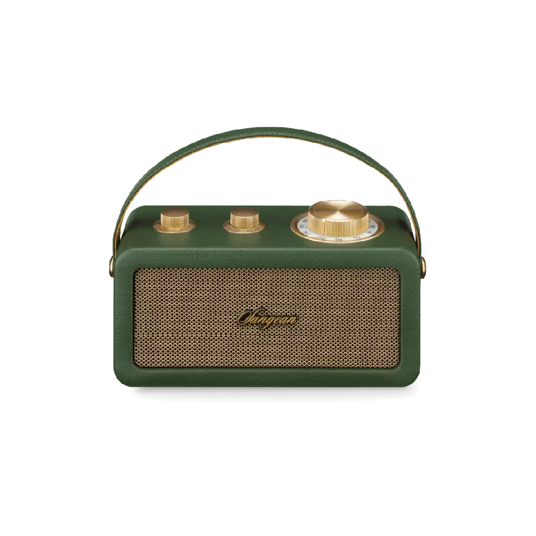 Sangean RA-101 Portable Analog Gold  Green
