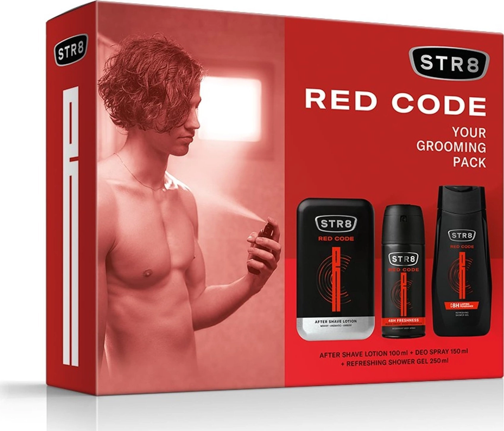 STR 8 Red Code gift set