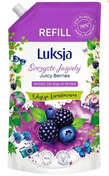 SAR LUKSJA Soap refill 900ml Jagoda