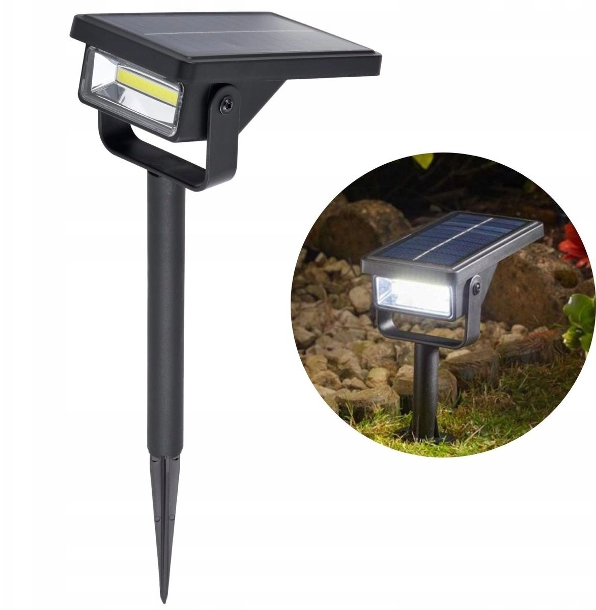 Saska Garden WBIJANY SOLARNA REFLECTOR LAMP