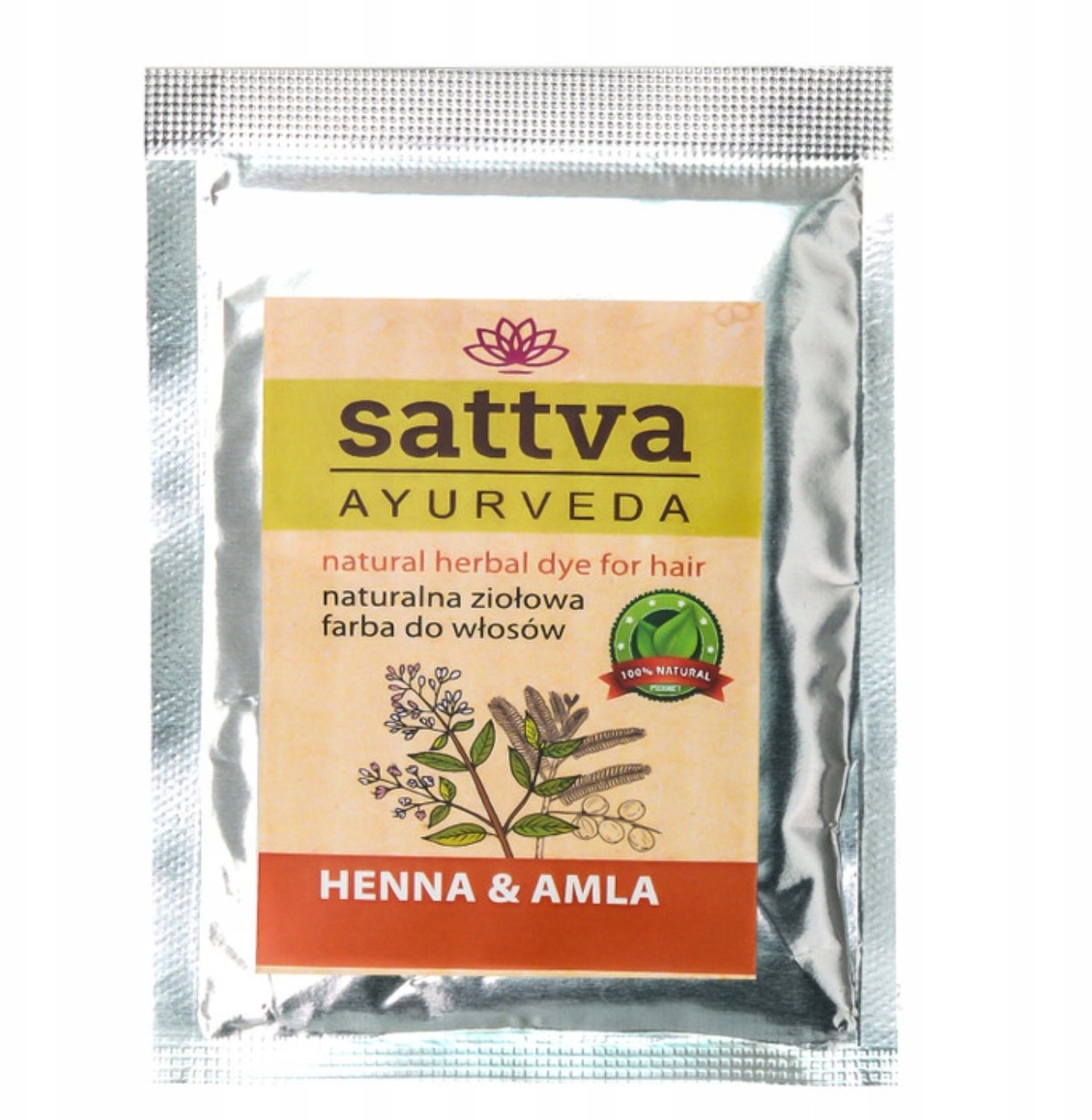 SATTVA_Ayurveda natural herbal hair dye Henna