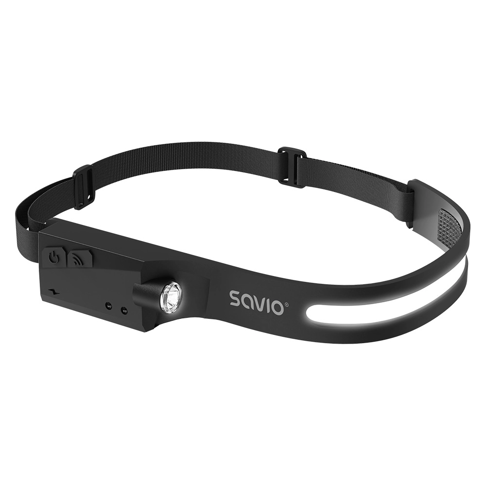 Savio FL-02 flashlight Black Headband flashlight