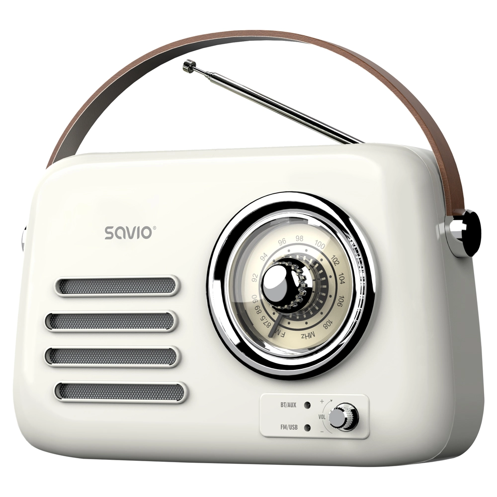 Savio RS-02 radio Portable Analog White