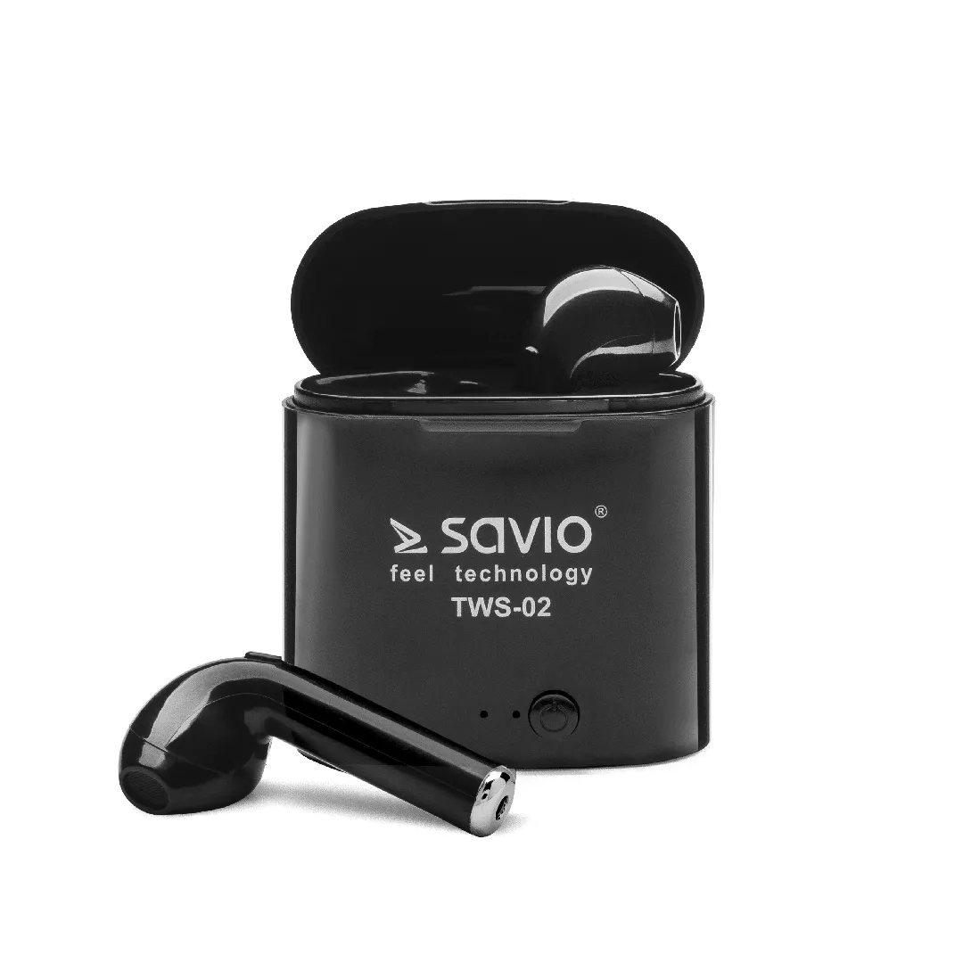 Savio TWS-02 headphones/headset Wireless In-ear Calls/Music