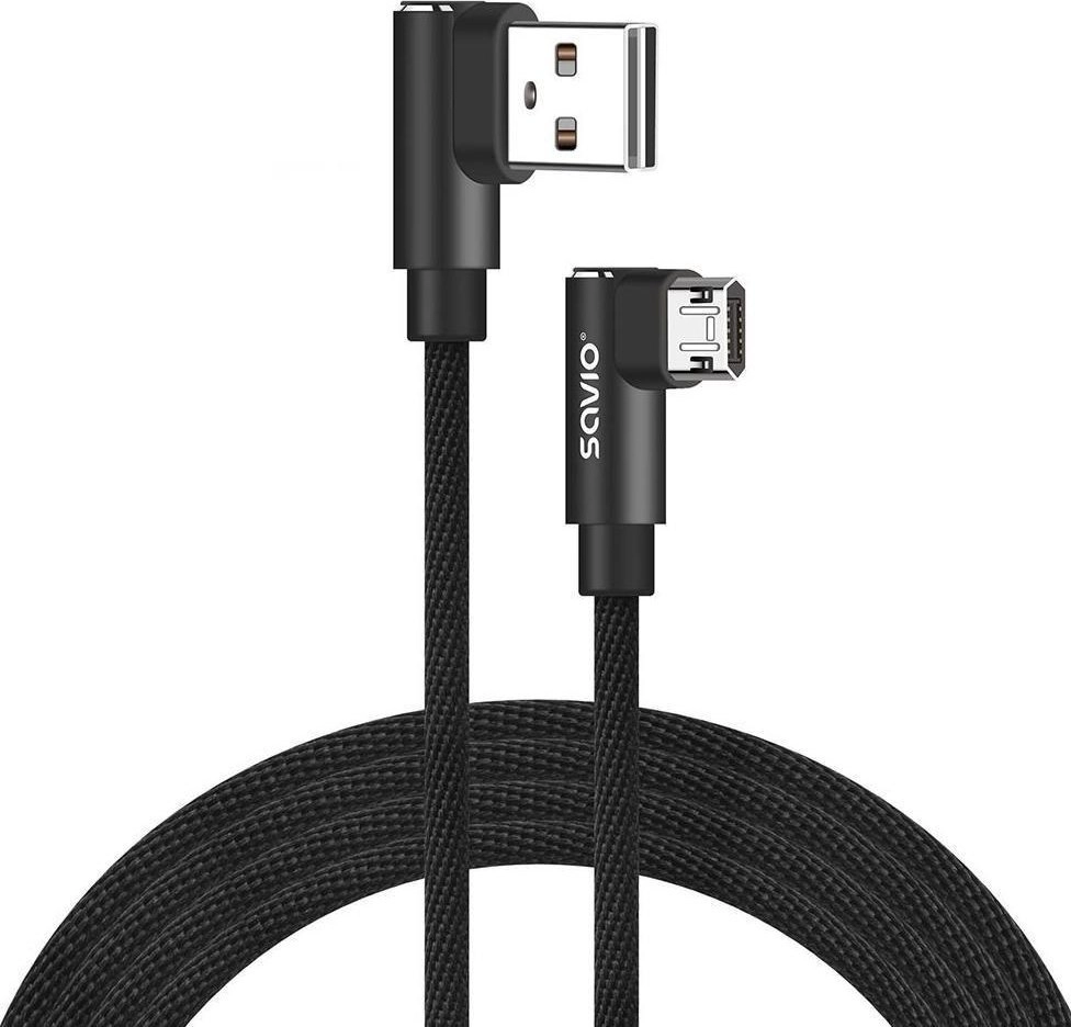 Kabel USB Savio USB-A - microUSB
