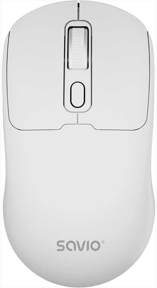 Datorpele Savio MB-04 Silent USB-C/2.4GHz/BT White