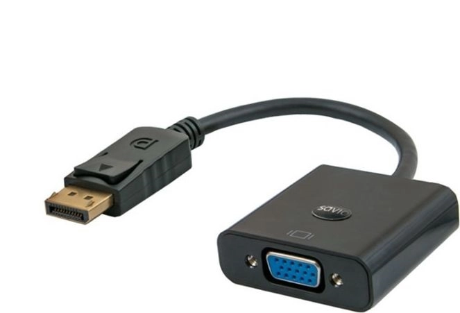 Kabel adapter Savio CL-90/B DisplayPort M