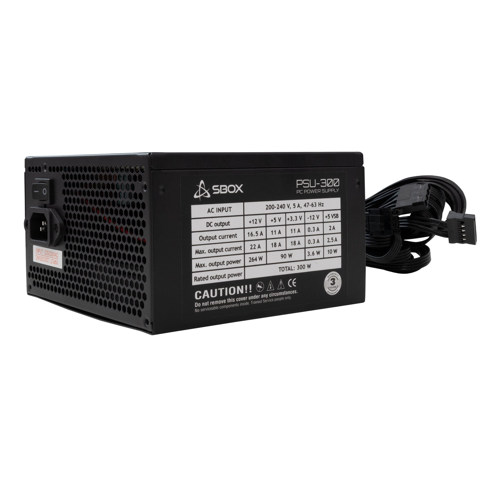 Sbox PSU-300 / ATX-300W T-MLX61619